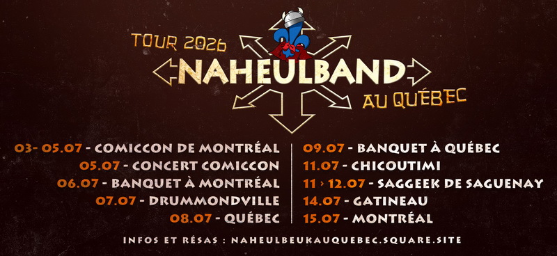 Tournee Quebec Naheulband